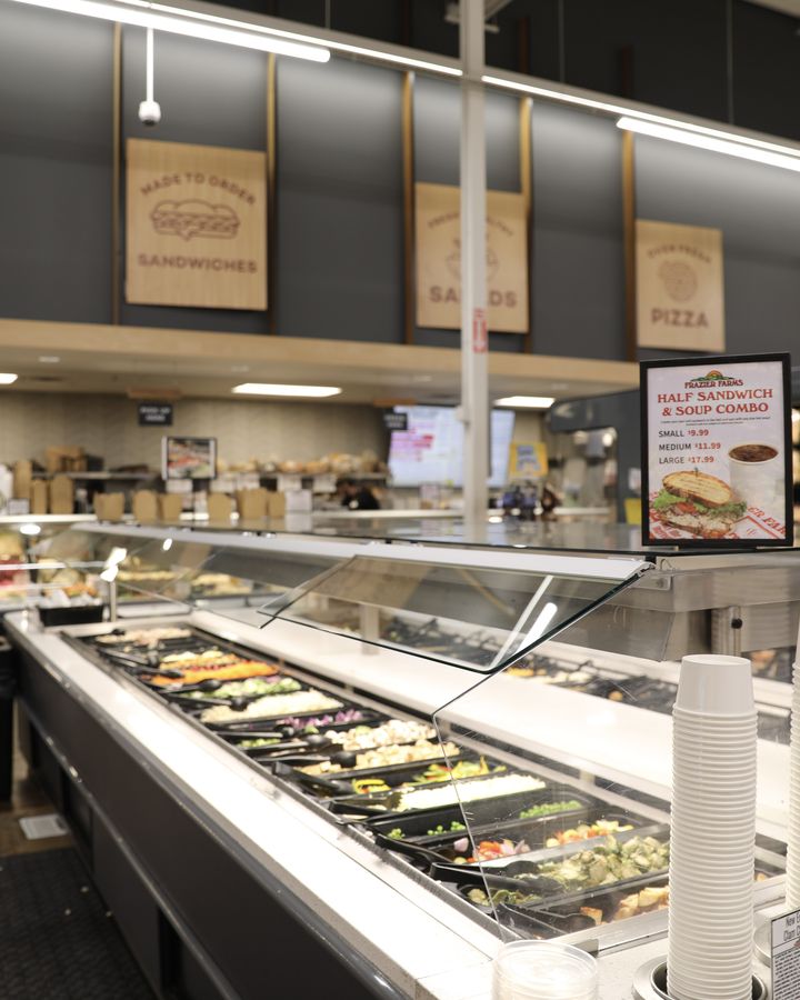 Soup and salad bar