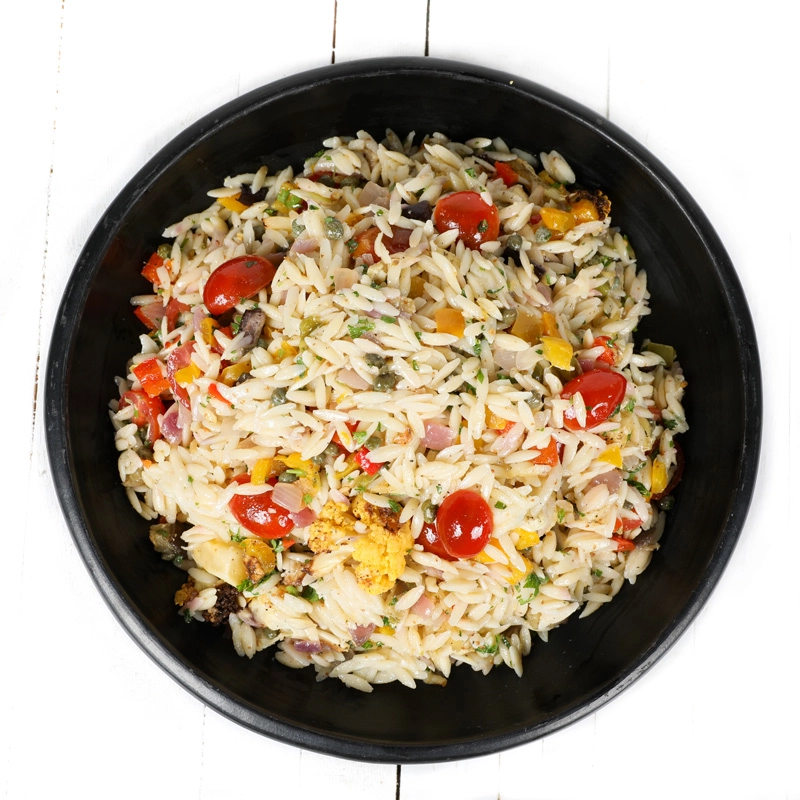 Roasted Vegetable Orzo Salad