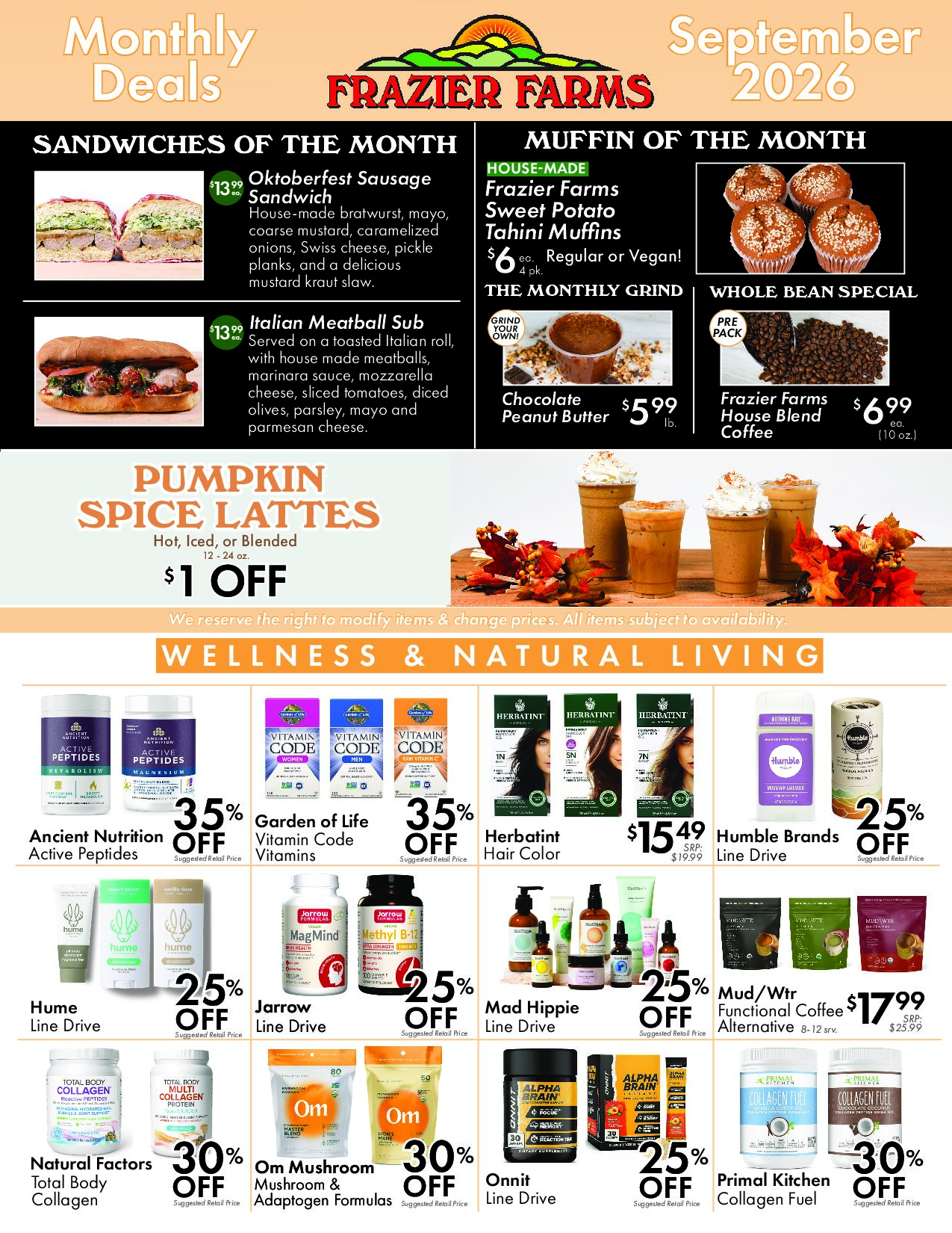 Monthly ad page 1